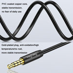 Cavo audio ausiliario VegGieg da 3,5 mm maschio-maschio per telefono, computer, auto, auricolari e connessione audio., 1m, 2m, 3m