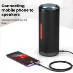 Cavo audio ausiliario VegGieg da 3,5 mm maschio-maschio per telefono, computer, auto, auricolari e connessione audio., 1m, 2m, 3m