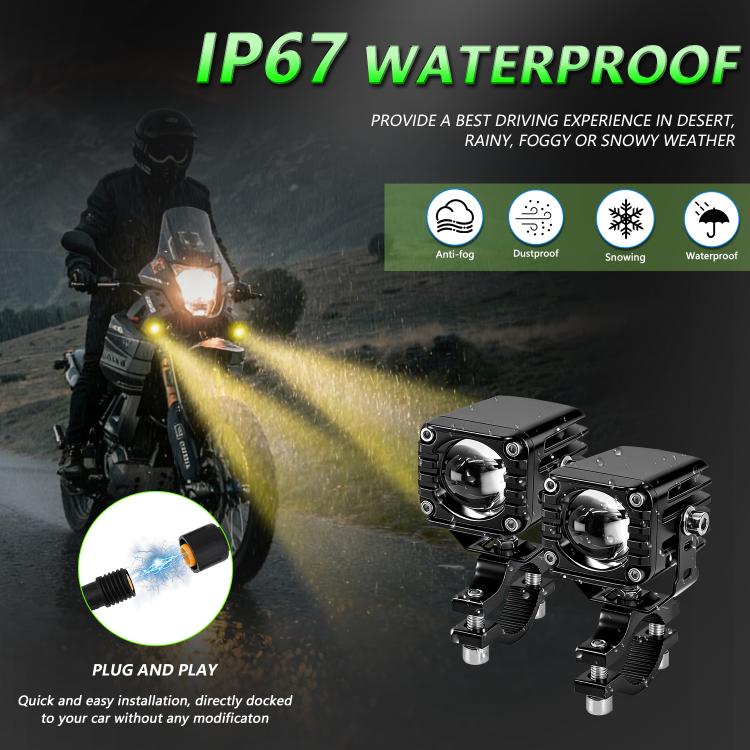 Faro LED impermeabile 40W verde con interruttore cablato