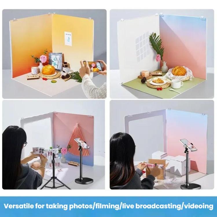 Set di 19 pezzi di fondali 3D per riprese in diretta e fotografia di prodotti., 35cm, 47cm, 60cm
