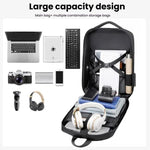 Zaino rigido 15.6-16.6" con porte USB e Type-C