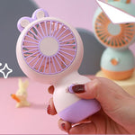 Ventilatore portatile ricaricabile coniglietto per bambini