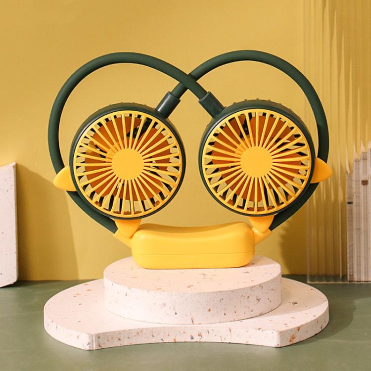 Mini ventilatore da collo pieghevole USB ricaricabile