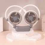 Mini ventilatore da collo pieghevole USB ricaricabile