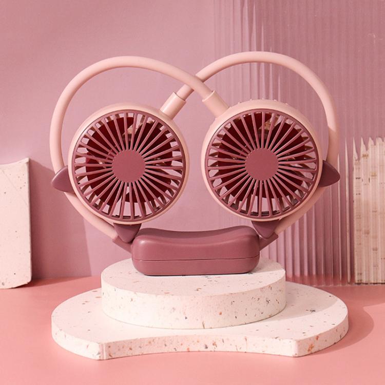 Mini ventilatore da collo pieghevole USB ricaricabile
