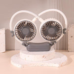 Mini ventilatore da collo pieghevole USB ricaricabile