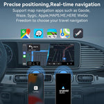 Autoradio cablata a doppia porta CarPlay/Android 2 in 1 convertibile in box wireless, CarPlay/Android 2 in 1