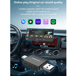Autoradio cablata a doppia porta CarPlay/Android 2 in 1 convertibile in box wireless, CarPlay/Android 2 in 1