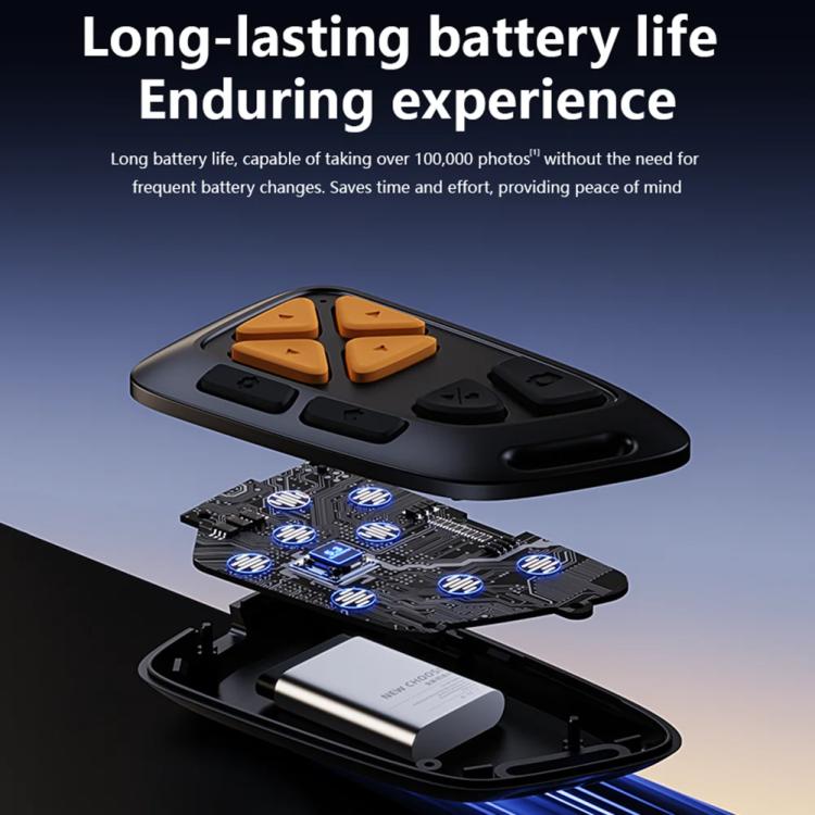 Telecomando wireless Bluetooth per smartphone, otturatore della fotocamera, girapagine per ebook, video brevi di TikTok, Mi piace
