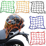 Borsa a rete per serbatoio di carburante di moto e scooter, con 6 ganci e cinghia elastica espandibile.