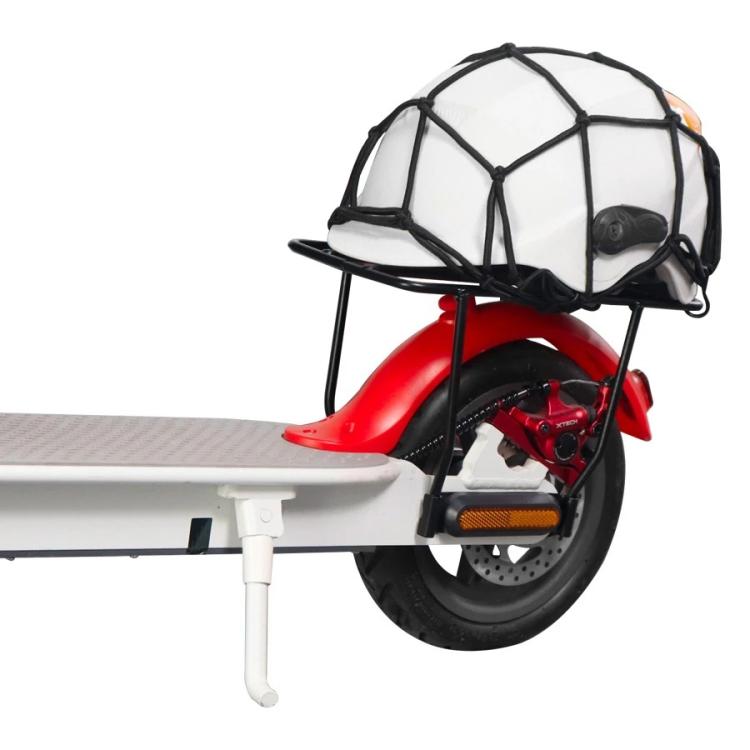 Borsa a rete per serbatoio di carburante di moto e scooter, con 6 ganci e cinghia elastica espandibile.