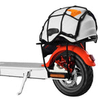 Borsa a rete per serbatoio di carburante di moto e scooter, con 6 ganci e cinghia elastica espandibile.