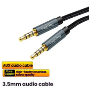 Cavo Aux 3,5mm Maschio-Maschio per Audio Auto e PC
