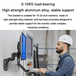 Monitor Bracket Industrial Equipment Cabinet Wall Mount All-In-One Stand Mouse Keyboard Bracket, WKS-1 21x60cm Tray Silver, WKS-1 21x60cm Tray Black, WKS-2 21x60cm Tray Silver, WKS-2 21x60cm Tray Black