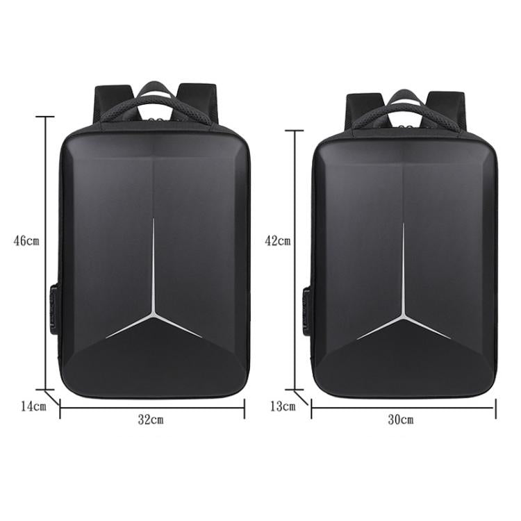 Zaino rigido 17.3-18" con porte USB e Type-C