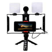 Kit Video Smartphone con Luce LED e Microfono Integrato