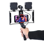 Kit video smartphone con luce LED e microfono integrato