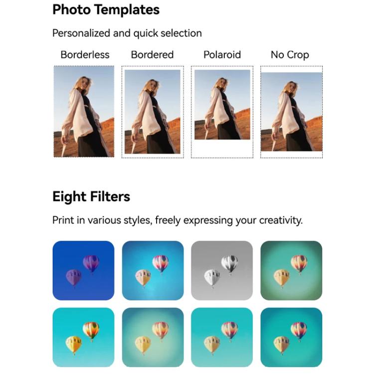 Stampante fotografica portatile TELESIN con custodia magnetica