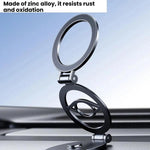 Supporto per telefono multifunzionale girevole a 360 gradi su 3 assi, magnetico, pieghevole, per navigatore auto., D61