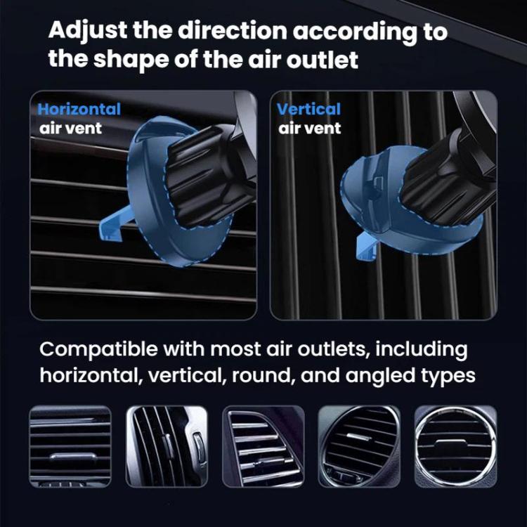Supporto magnetico stabile e anti-vibrazione per telefono da appendere alla bocchetta dell'aria dell'auto., FG-05