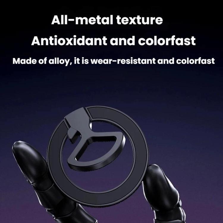 Supporto per telefono con clip ad anello magnetico, supporto da scrivania in metallo multifunzionale per pigri.