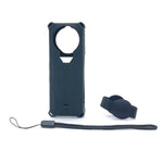 Custodia protettiva in silicone per Insta360 X5 con copriobiettiv