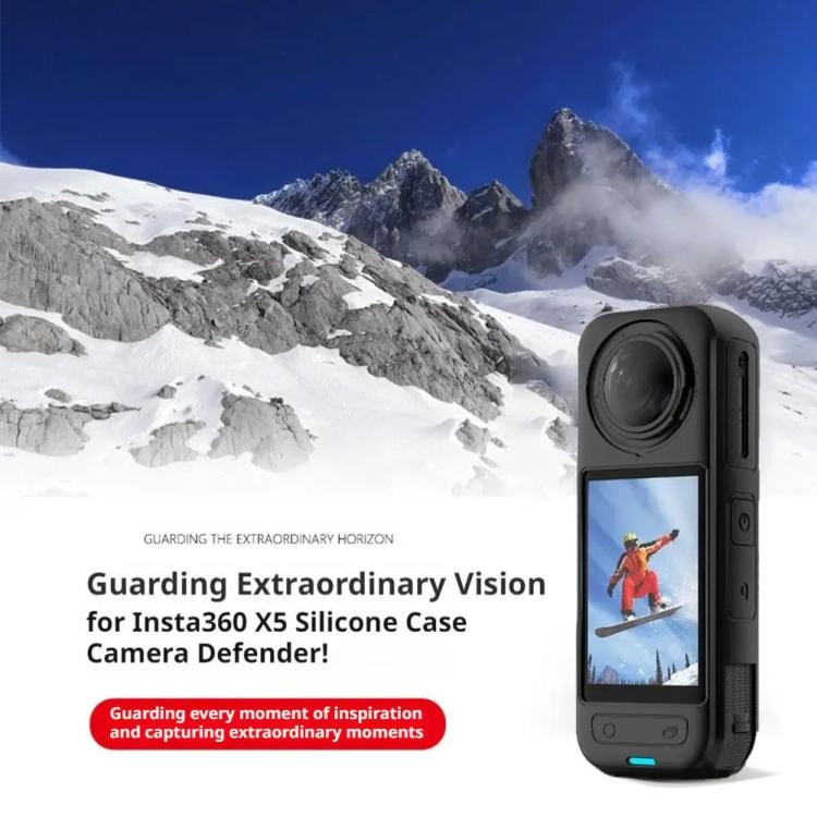 Custodia in silicone per fotocamera Insta360 X5