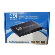 Scheda di acquisizione video HD USB 3.0, videocamera 4K, box per registrazione live di videogiochi su computer.