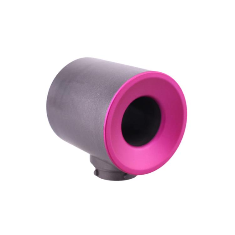 For Dyson Airwrap HS01/HS05 Styler Anti-scalding Adapter Converting to Hair Dryer, Rose Red, With Diffuser Gray