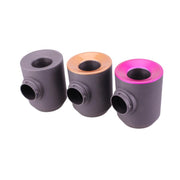For Dyson Airwrap HS01/HS05 Styler Anti-scalding Adapter Converting to Hair Dryer, Rose Red, With Diffuser Gray