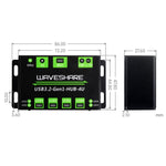4 Way USB 3.2 Hub 1 To 4 Metal Case Extender, 27837
