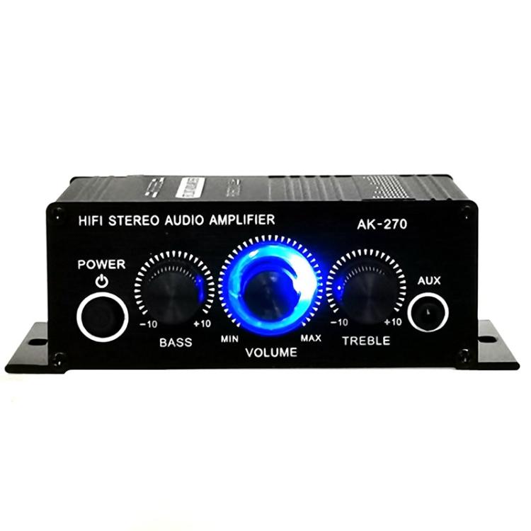 Mini amplificatore per autoradio e impianto stereo domestico, AK270, AK270 With DC Line