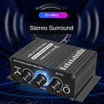 Mini amplificatore per autoradio e impianto stereo domestico, AK270, AK270 With DC Line