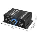 Mini amplificatore per autoradio e impianto stereo domestico, AK270, AK270 With DC Line