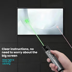 ASiNG A17 Pro Dual Mode Wireless Laser Presentation Pointer - USB/Bluetooth Rechargeable Adjustable Brightness, A17 Pro