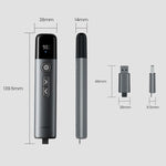 ASiNG A17 Pro Dual Mode Wireless Laser Presentation Pointer - USB/Bluetooth Rechargeable Adjustable Brightness, A17 Pro