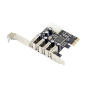 SUNWEIT ST623 PCIe x1 MCS9990 4 Ports USB2.0 Industrial Computer High Speed Expansion Card, ST623