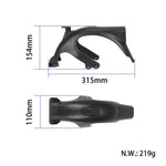 Accessori per il monopattino elettrico Ninebot Max G2, Rear Fender With Hook+Tail Light+Metal Clamp, Rear Fender With Hook+Metal Clamp, Rear Fender With Hook, Rear Fender