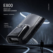 Cell Phone Back Clip Portable Wireless Bluetooth Scanner, E800