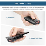 Scanner Bluetooth portatile con clip per smartphone