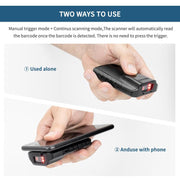 Cell Phone Back Clip Portable Wireless Bluetooth Scanner, E800