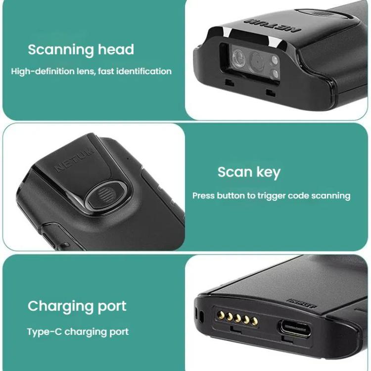 Cell Phone Back Clip Portable Wireless Bluetooth Scanner, E800