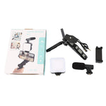 Kit illuminazione streaming 49 LED con treppiede e microfono