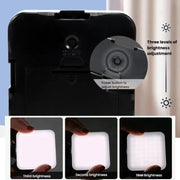Kit live streaming con microfono e luce LED per reflex e smartpho