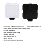 Kit live streaming con microfono e luce LED per reflex