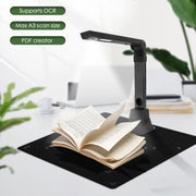 Scanner per documenti NETUM con messa a fuoco automatica da 12 MP per la scansione HD in formato A3/A4 di libri, foto e documenti per ufficio