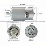 775 Micromotore Attrezzi da giardino Pompa dell'acqua ad alta pressione Pompa dell'aria Attrezzatura Ventilatore Motore CC, 12V 3000RPM, 12V 6000RPM, 12V 12000RPM, 24V 12000RPM
