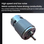 775 Micromotore Attrezzi da giardino Pompa dell'acqua ad alta pressione Pompa dell'aria Attrezzatura Ventilatore Motore CC, 12V 3000RPM, 12V 6000RPM, 12V 12000RPM, 24V 12000RPM