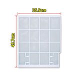 Rete filtrante di ricambio per unità interne a parete Midea da 1/1,5/2 HP, 29x27.5cm, 34.5x27.5cm, 32x27.5cm, 25.3x28cm, 30x29cm, 29.7x28cm, 37.7x29.4cm, 37.5x33cm, 28.2x26.5cm, 30.2x28cm, 35.9x43.7cm, 32.5x32cm, 30x32cm, 27x26.5cm, 28.5x25cm, 32.5x28c...