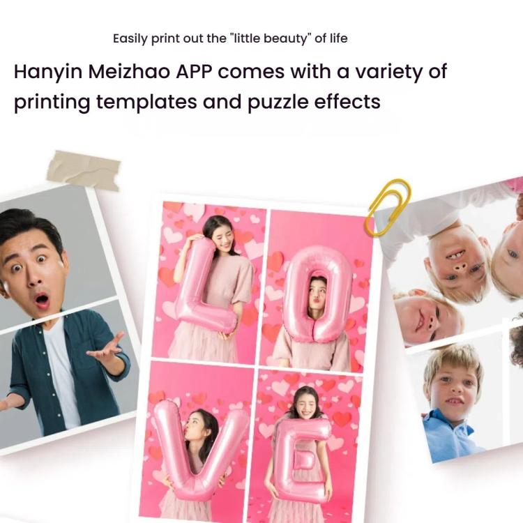 HPRT MT53 Small Color Photo Developer Portable Home Bluetooth Printer